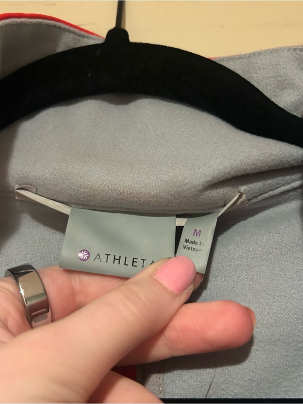 Athleta Red Hooded Jacket - Picture 5 of 12